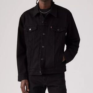 Levis Trucker Jacket Denim Jacket Levis Color Polish Black New